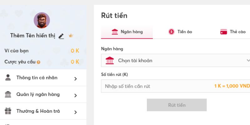 Bước 2: Kết nối với thẻ tài khoản bank