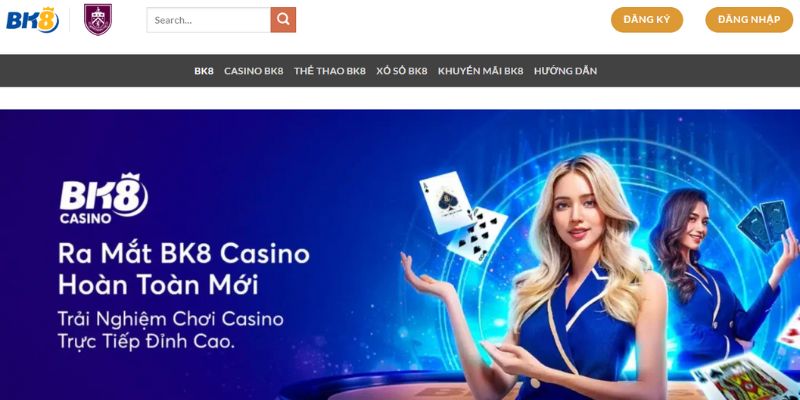 Bước 1: Truy cập vào trang chủ để tiến hành tạo tài khoản